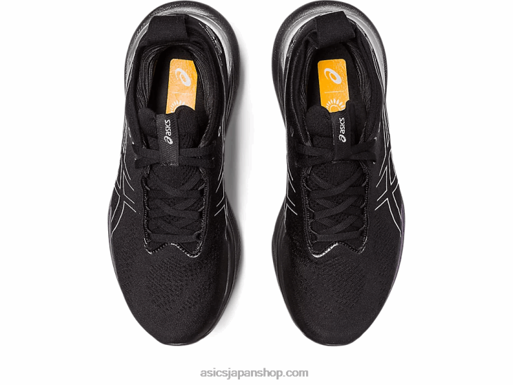 ゲルニンバス 25 プラチナ L20V2379Asics ブラック/ピュアシルバー