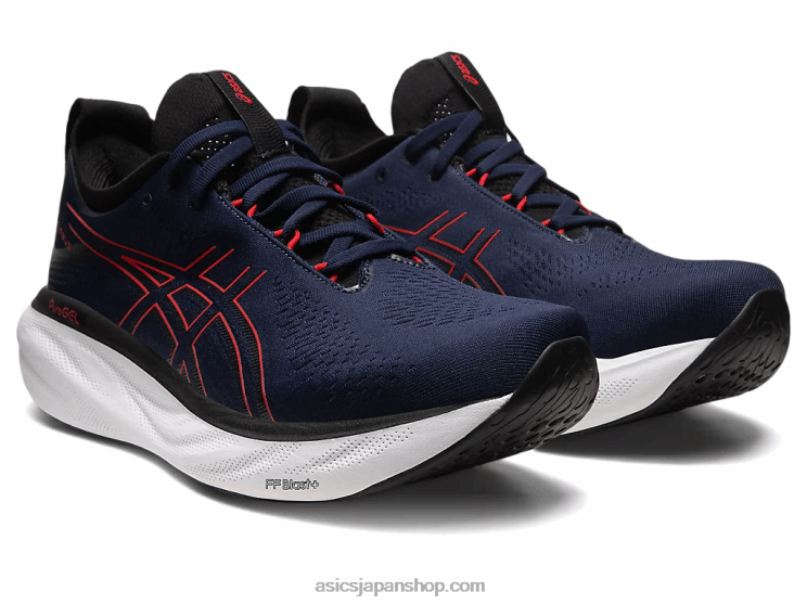 ゲルニンバス 25 L20V333Asics ミッドナイト/エレクトリックレッド