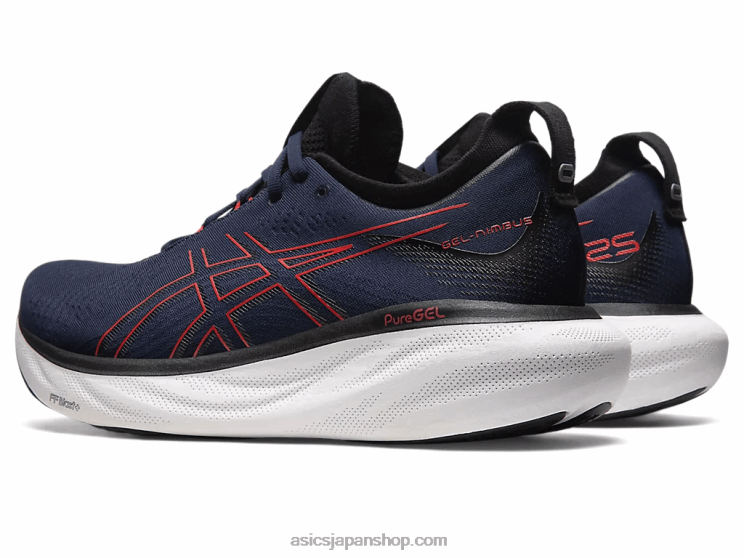 ゲルニンバス 25 L20V333Asics ミッドナイト/エレクトリックレッド