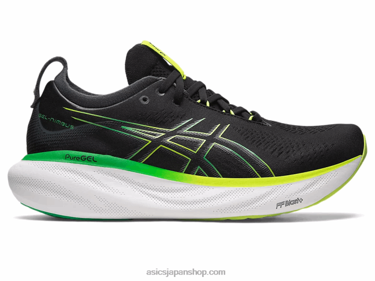 ゲルニンバス 25 L20V339Asics ブラック/ライムの皮
