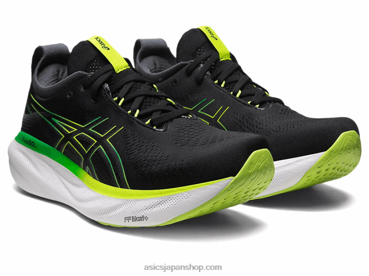 ゲルニンバス 25 L20V339Asics ブラック/ライムの皮