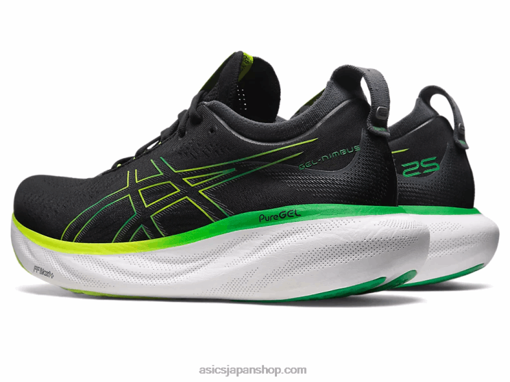 ゲルニンバス 25 L20V339Asics ブラック/ライムの皮
