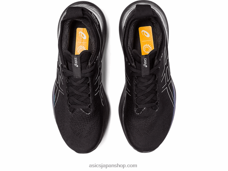 ゲルニンバス 25 プラチナ L20V342Asics ブラック/ピュアシルバー