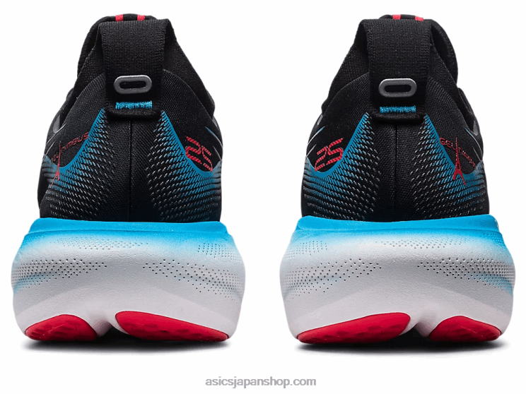 ゲルニンバス 25 L20V6Asics ブラック/エレクトリックレッド