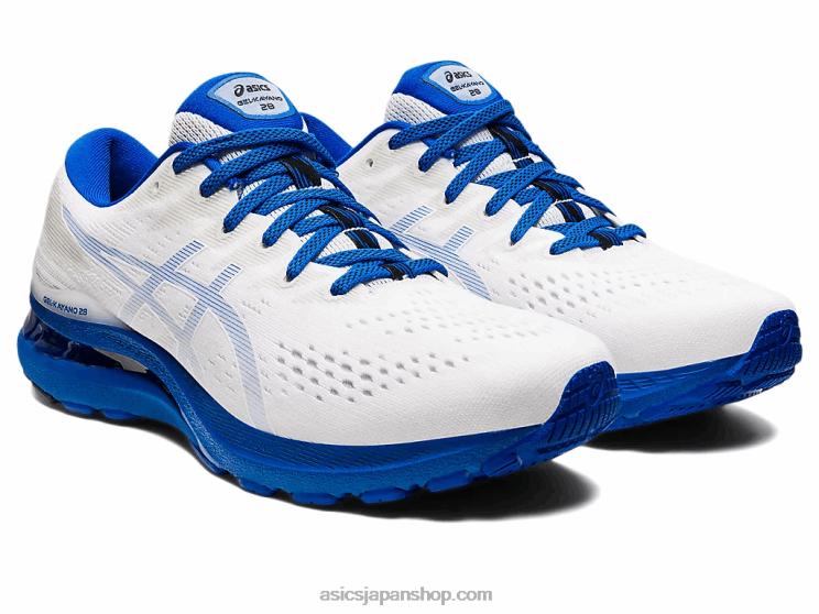 ゲルカヤノ 28 L20V1199Asics ホワイト/マグロブルー