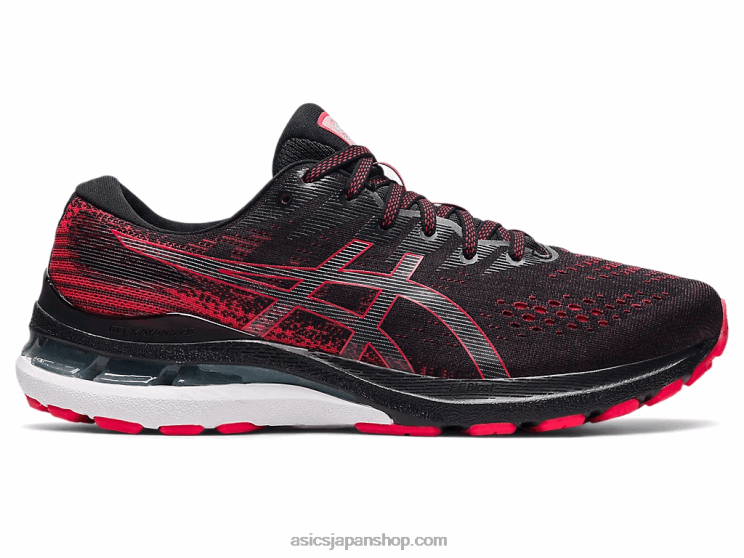 ゲルカヤノ 28 L20V1878Asics ブラック/エレクトリックレッド