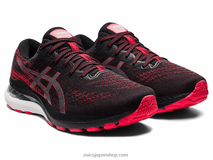 ゲルカヤノ 28 L20V1878Asics ブラック/エレクトリックレッド