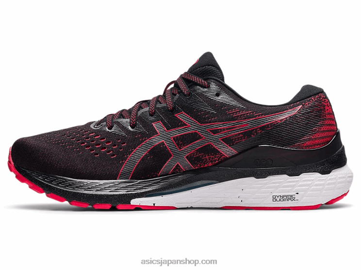 ゲルカヤノ 28 L20V1878Asics ブラック/エレクトリックレッド
