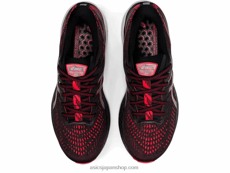 ゲルカヤノ 28 L20V1878Asics ブラック/エレクトリックレッド