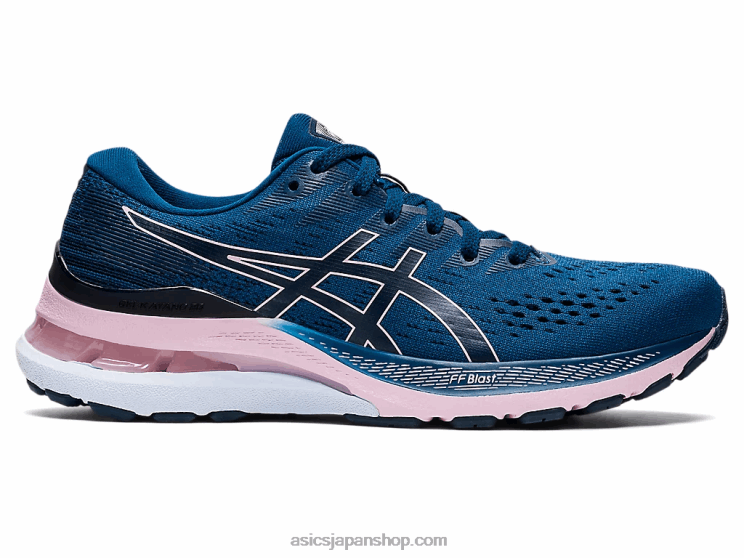 ゲルカヤノ 28 ワイド L20V3553Asics マコブルー/ベアリーローズ