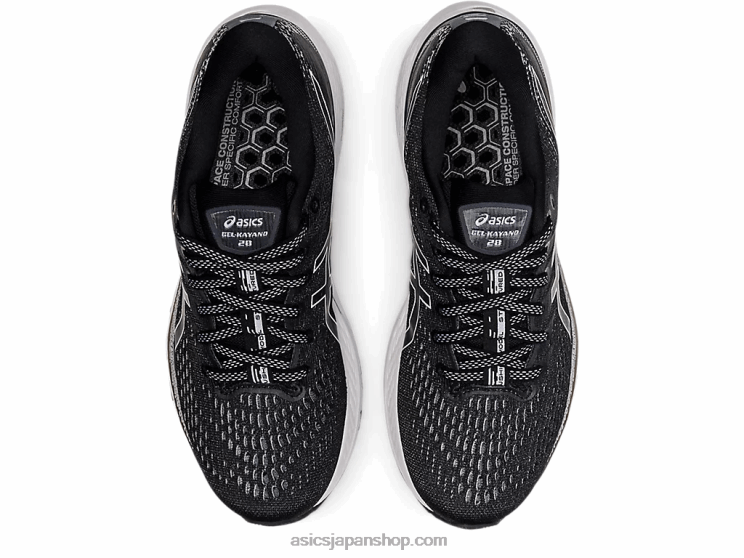 ゲルカヤノ 28 ワイド L20V3868Asics 黒、白