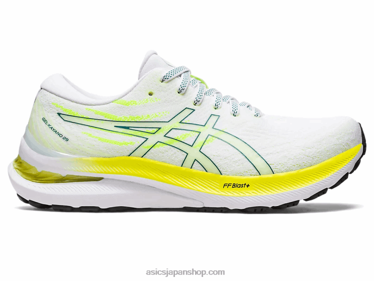 ゲルカヤノ 29 L20V3126Asics ホワイト/ベルベットパイン
