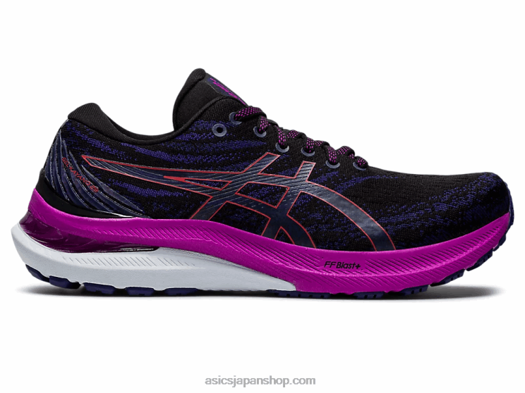 ゲルカヤノ 29 ワイド L20V3134Asics 黒/赤の警告