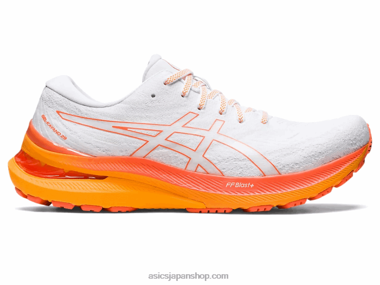 ゲルカヤノ 29 L20V330Asics ホワイト/ノバオレンジ