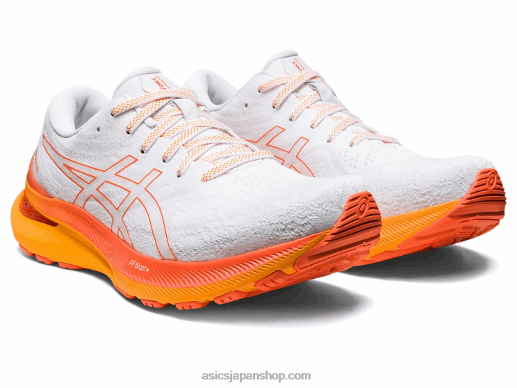 ゲルカヤノ 29 L20V330Asics ホワイト/ノバオレンジ