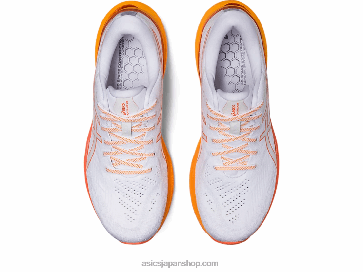 ゲルカヤノ 29 L20V330Asics ホワイト/ノバオレンジ