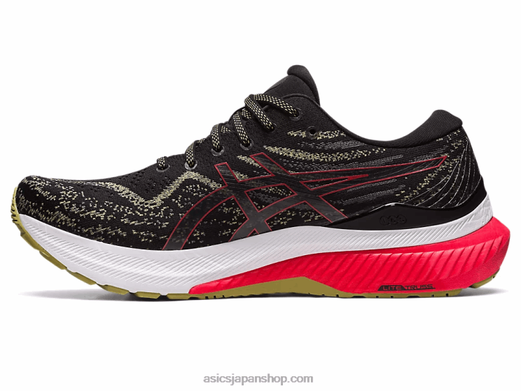 ゲルカヤノ 29 L20V431Asics ブラック/エレクトリックレッド