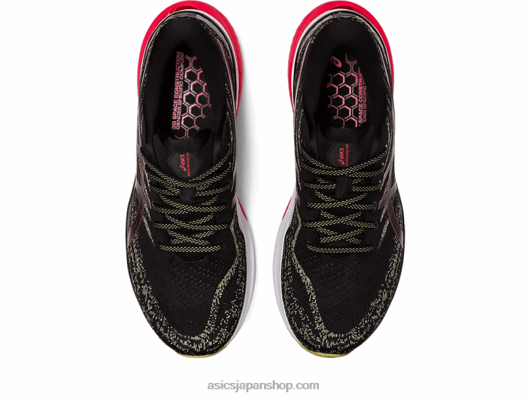 ゲルカヤノ 29 L20V431Asics ブラック/エレクトリックレッド