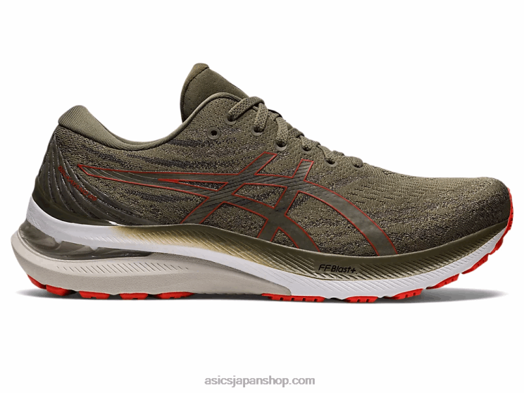 ゲルカヤノ 29 L20V945Asics マントルグリーン/チェリートマト
