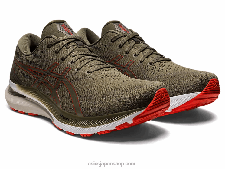 ゲルカヤノ 29 L20V945Asics マントルグリーン/チェリートマト