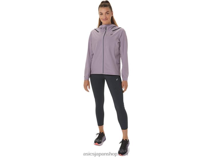 レディース アクセラレーター ウォータープルーフ 2.0 ジャケット L20V2543Asics バイオレットクォーツ