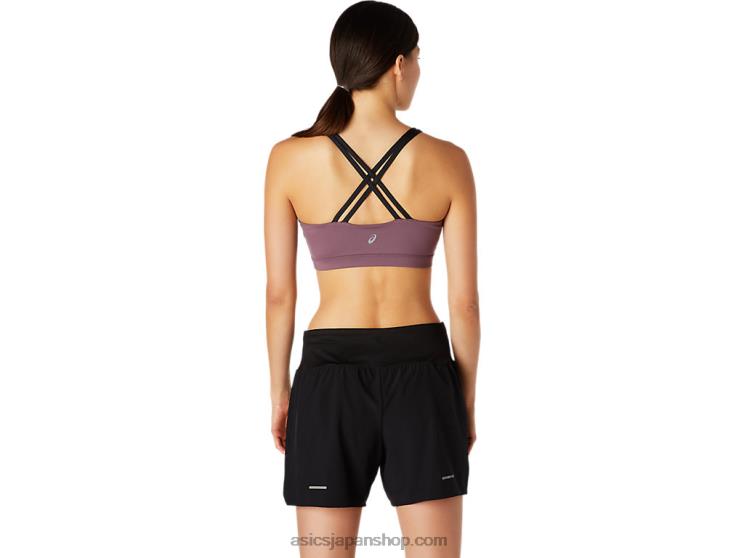 女性用クロスバックブラ 2.0 L20V2747Asics グレープ/パフォーマンスブラック