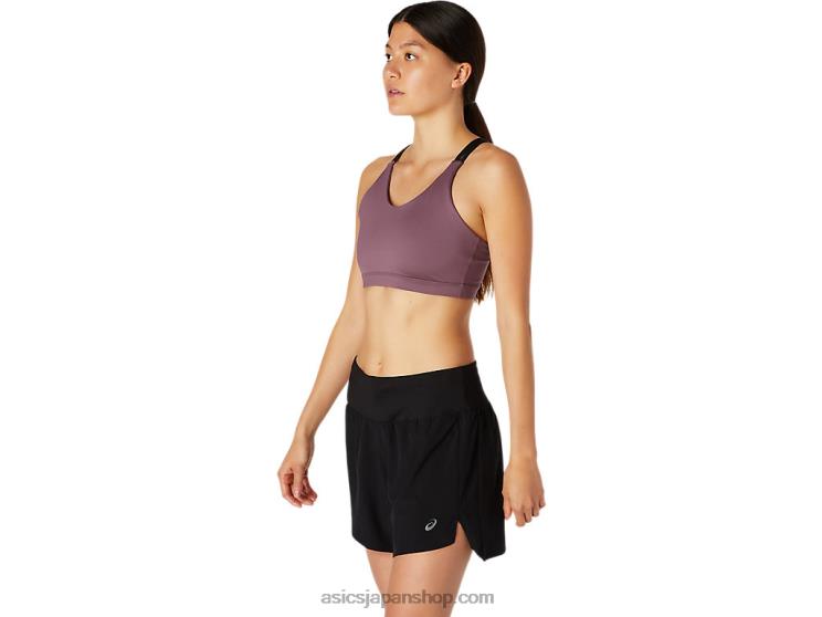 女性用クロスバックブラ 2.0 L20V2747Asics グレープ/パフォーマンスブラック