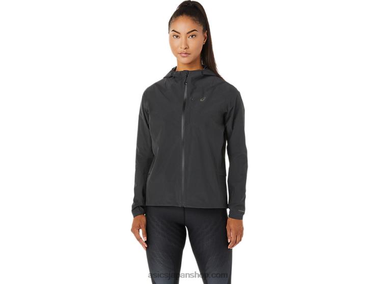 レディース アクセラレーター ウォータープルーフ 2.0 ジャケット L20V3271Asics グラファイトグレー