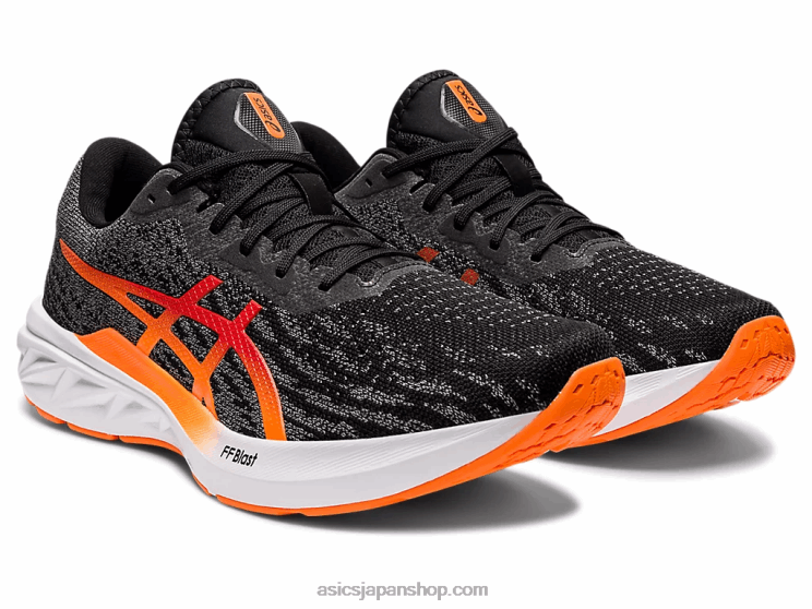 ダイナブラスト2 L20V1486Asics ブラック/ショッキングオレンジ
