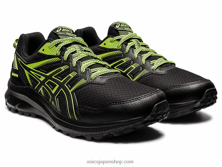 トレイルスカウト2 L20V1535Asics ブラック/ハザードグリーン