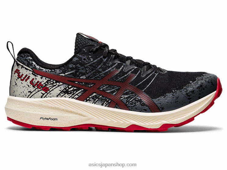 フジライト2 L20V1661Asics ブラック/エレクトリックレッド