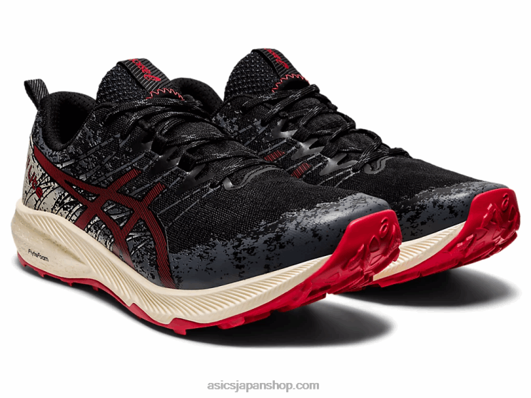 フジライト2 L20V1661Asics ブラック/エレクトリックレッド
