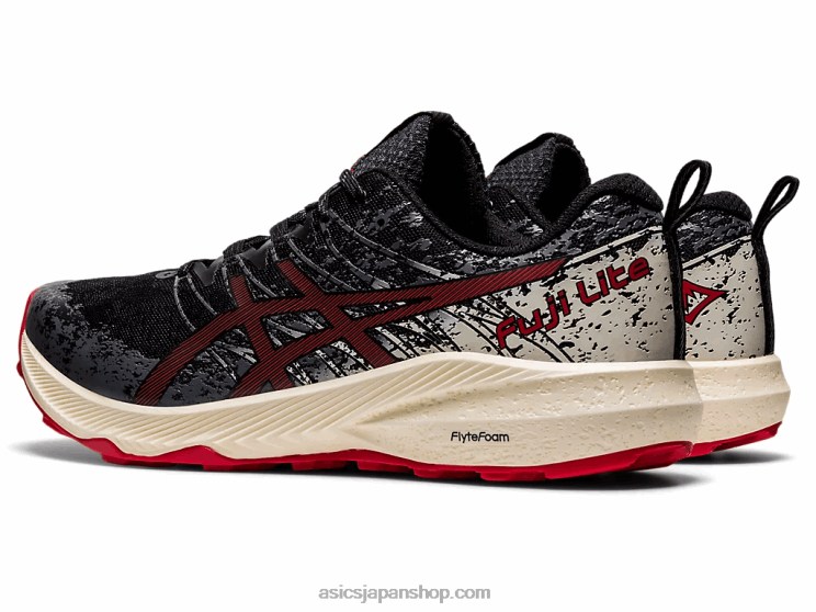 フジライト2 L20V1661Asics ブラック/エレクトリックレッド