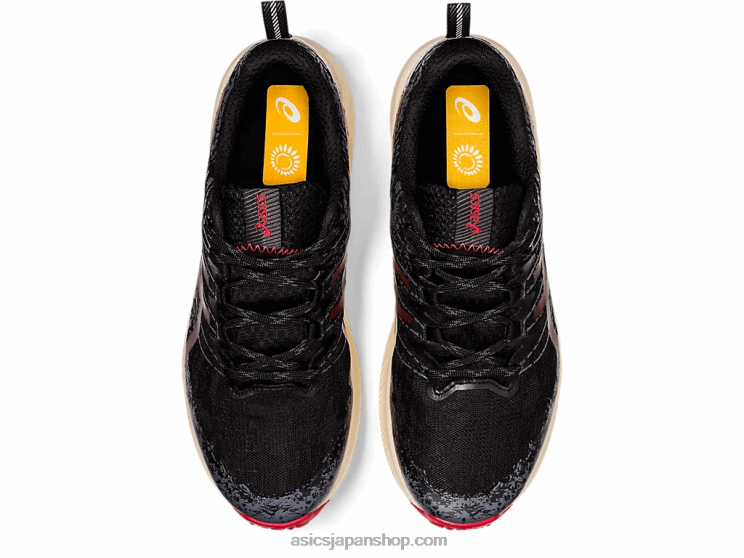 フジライト2 L20V1661Asics ブラック/エレクトリックレッド
