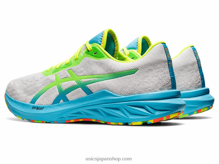 ダイナブラスト2 L20V1738Asics 白/緑のヤモリ
