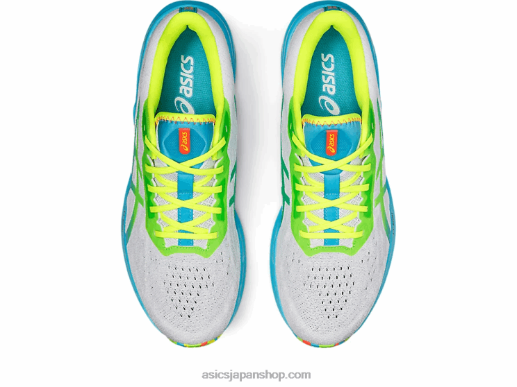 ダイナブラスト2 L20V1738Asics 白/緑のヤモリ