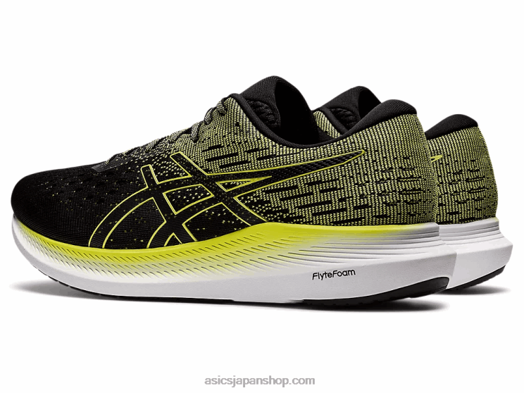 2を食べます L20V1774Asics ブラック/グローイエロー