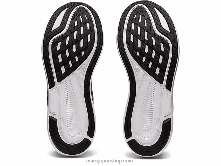 2を食べます L20V1774Asics ブラック/グローイエロー