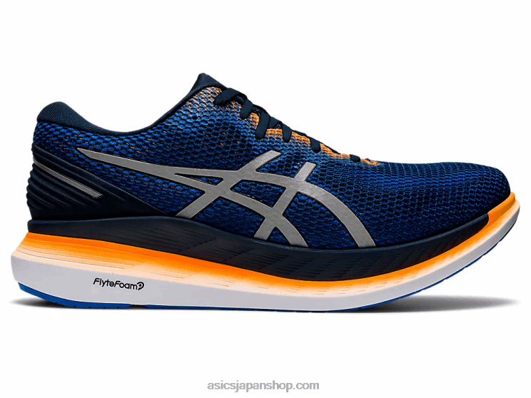グライドライド 2 ライトショー L20V1800Asics フレンチブルー/ピュアシルバー