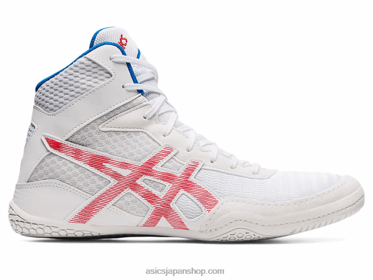 マットコントロール2 L20V1827Asics ホワイト/エレクトリックレッド