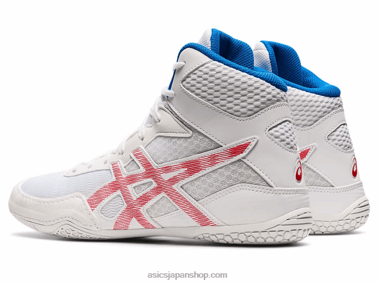 マットコントロール2 L20V1827Asics ホワイト/エレクトリックレッド