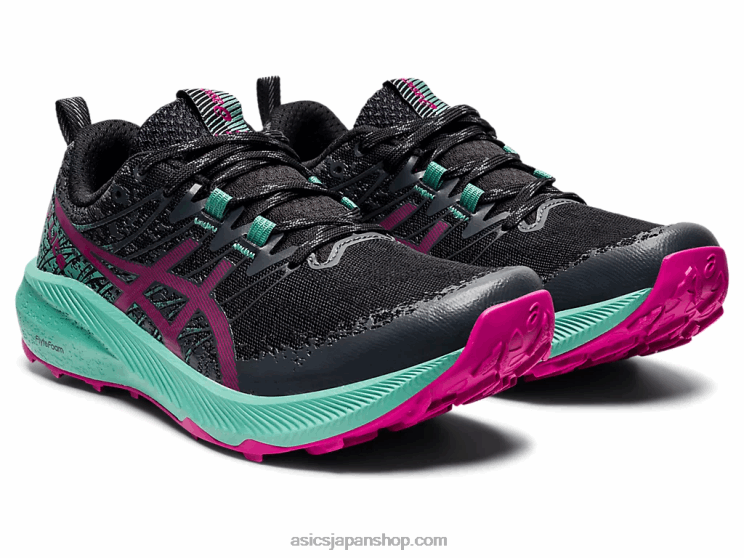 フジライト2 L20V3586Asics ブラック/フューシャレッド