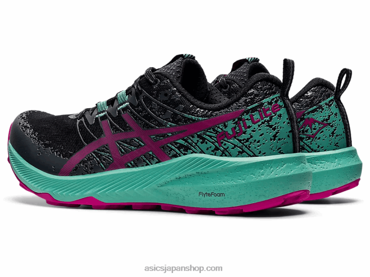フジライト2 L20V3586Asics ブラック/フューシャレッド