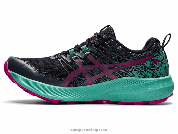 フジライト2 L20V3586Asics ブラック/フューシャレッド