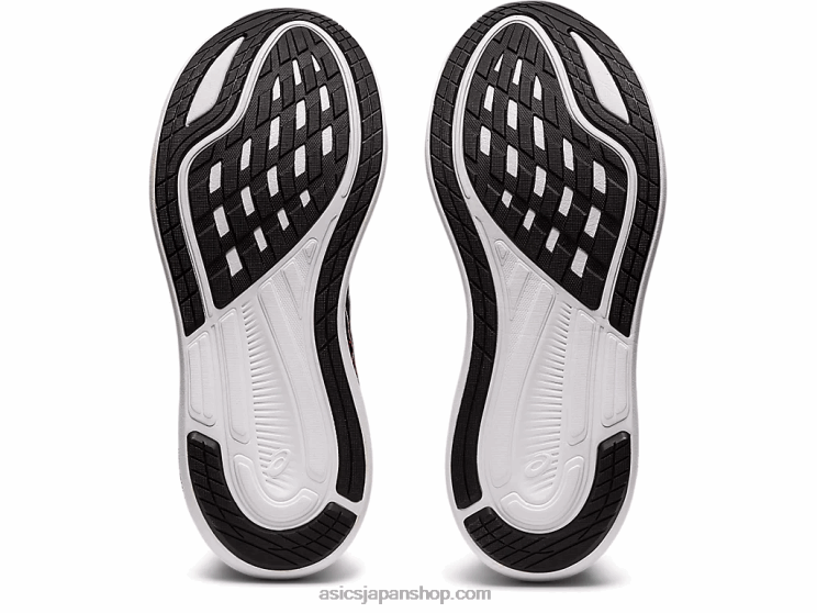 2を食べます L20V3811Asics ブラック/ブレイジングコーラル
