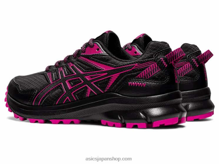 トレイルスカウト2 L20V3897Asics ブラック/フューシャレッド