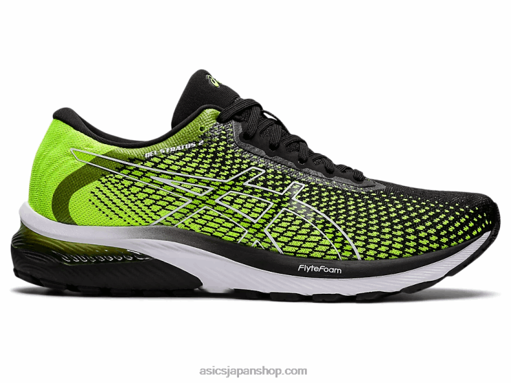 ゲル ストラタス 2 ニット L20V686Asics セーフティイエロー/ブラック