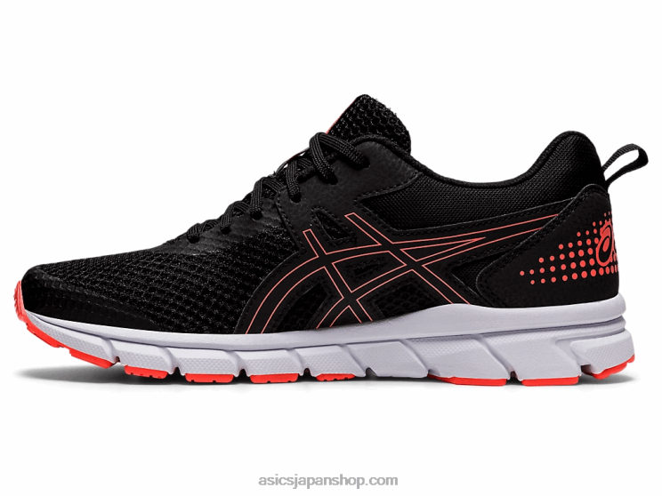 ゲル-33 L20V3911Asics ブラック/フラッシュコーラル