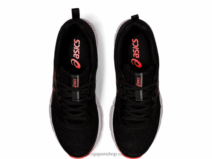 ゲル-33 L20V3911Asics ブラック/フラッシュコーラル