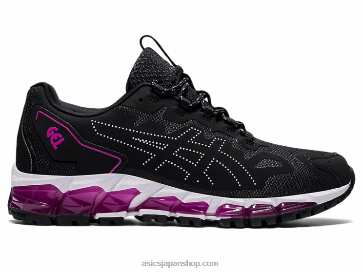 ゲル量子 360 6 L20V2727Asics ブラック/デジタルグレープ